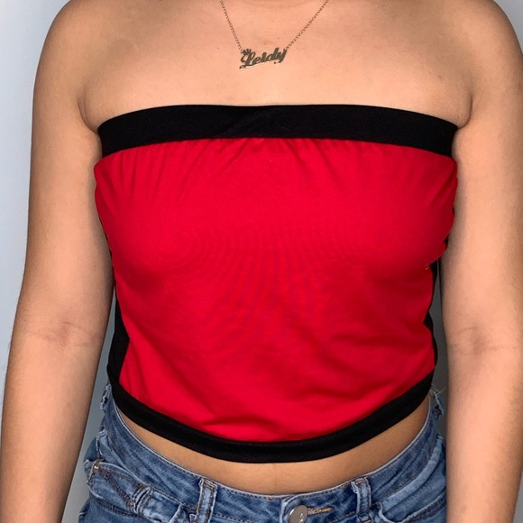 Red Tube Top ✨ - Picture 1 of 4